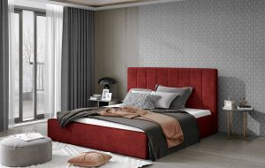 Čalouněná postel AUDREY - Dora 63 - 140x200cm - Dřevo