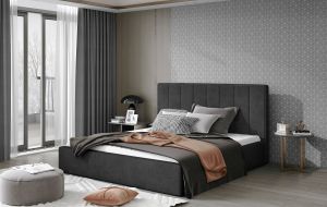 Čalouněná postel AUDREY - Dora 96 - 140x200cm - Dřevo