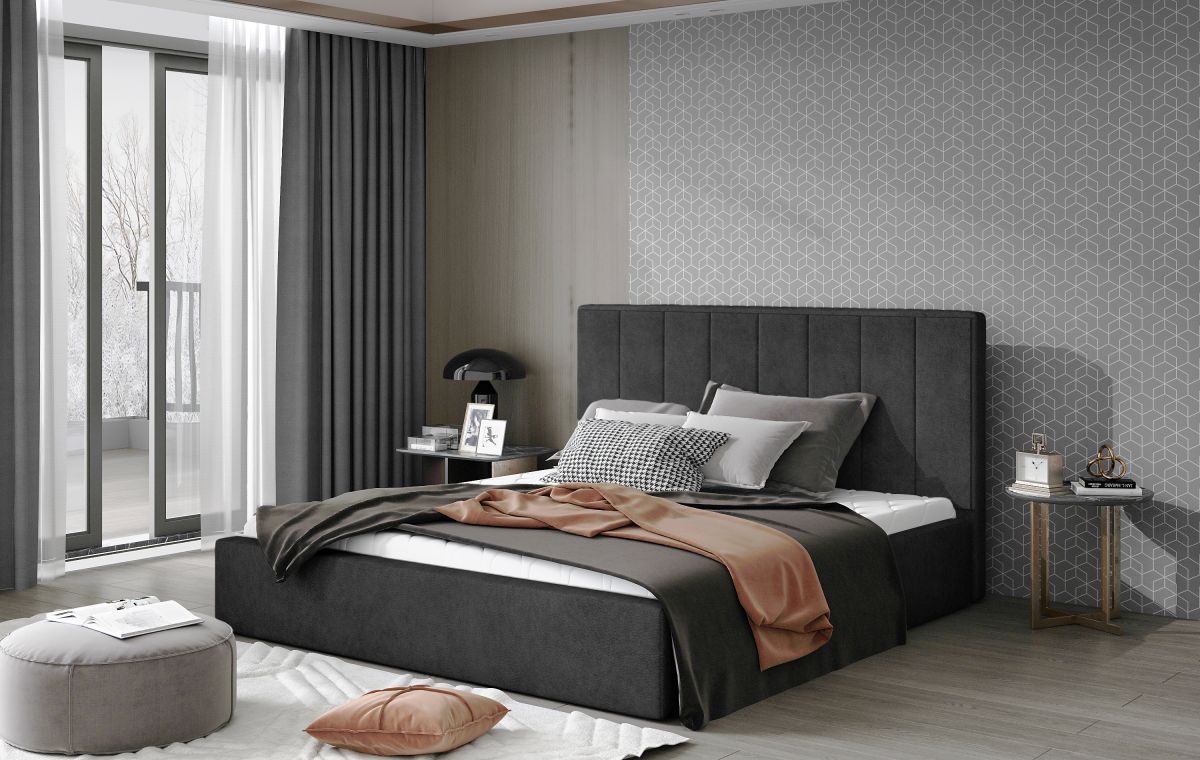Čalouněná postel AUDREY - Dora 96 - 160x200cm - Dřevo ELTAP