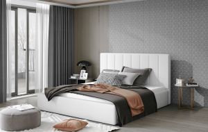 Čalouněná postel AUDREY - Soft 17 - 140x200cm - Kov