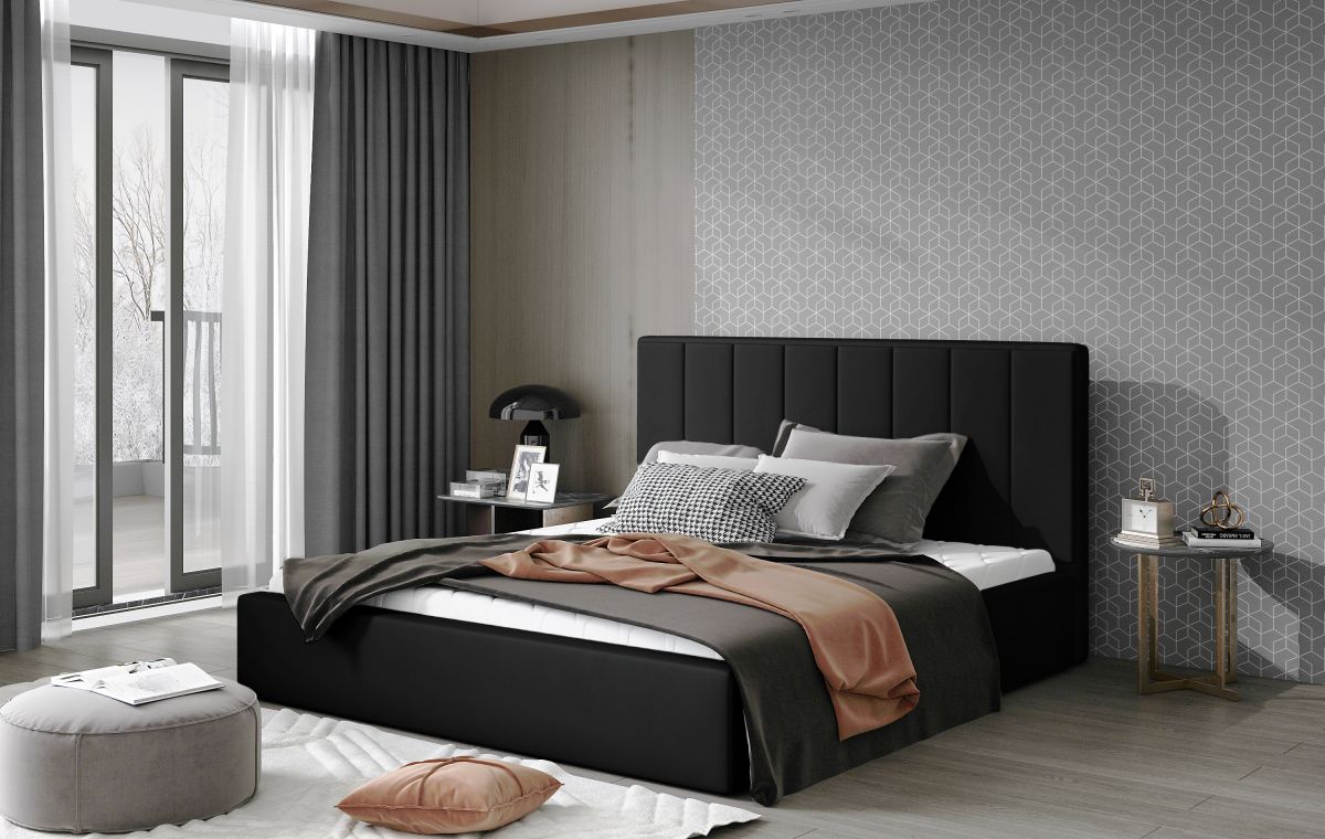 Čalouněná postel AUDREY - Soft 11 - 140x200cm - Kov ELTAP