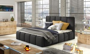 Čalouněná postel EDVIGE - Soft 11 - 140x200cm - s úložným prostorem