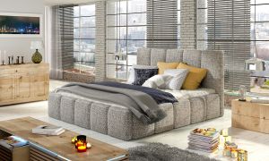 Čalouněná postel EDVIGE - Berlin 01 - 140x200cm - s úložným prostorem