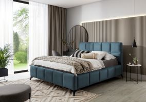 Čalouněná postel MIST - Velvetmat 100 - 160x200cm