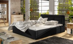 Čalouněná postel BELLUNO - Soft 11 - 140x200cm - Dřevo