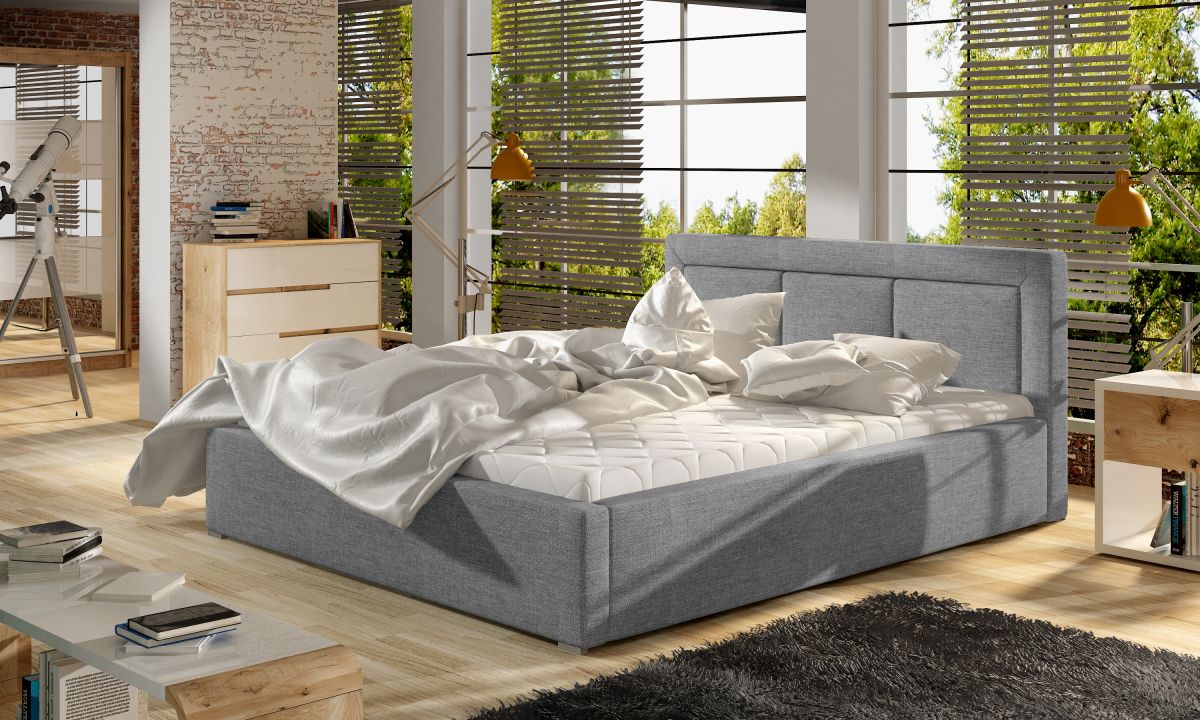 Čalouněná postel BELLUNO - Sawana 21 - 140x200cm - Dřevo ELTAP