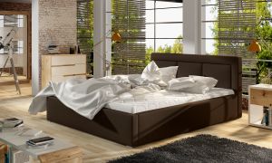 Čalouněná postel BELLUNO - Soft 66 - 140x200cm - Dřevo