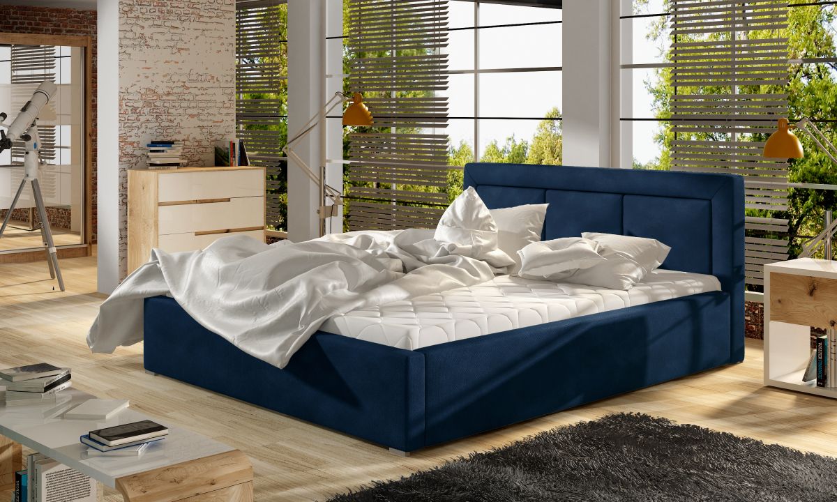 Čalouněná postel BELLUNO - Kronos 09 - 140x200cm - Dřevo ELTAP