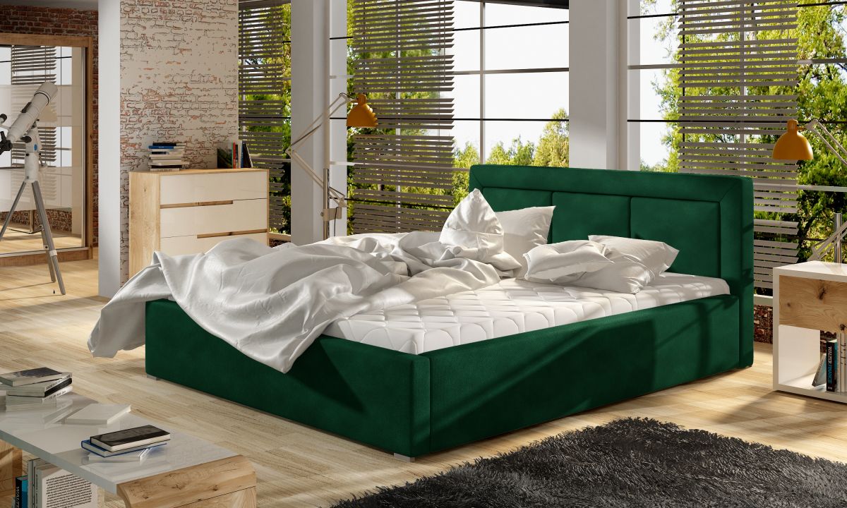 Čalouněná postel BELLUNO - Kronos 19 - 140x200cm - Dřevo ELTAP