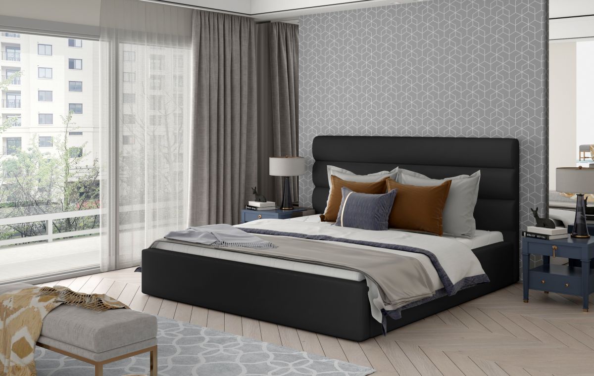 Čalouněná postel CARAMEL - Soft 11 - 140x200cm - Dřevo ELTAP