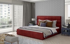 Čalouněná postel CARAMEL - Dora 63 - 140x200cm - Dřevo