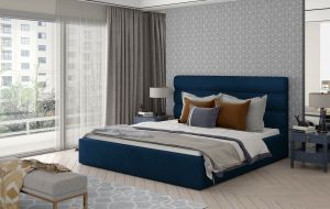 Čalouněná postel CARAMEL - Monoilth 77 - 140x200cm - Dřevo
