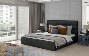 Čalouněná postel CARAMEL - Dora 96 - 140x200cm - Dřevo