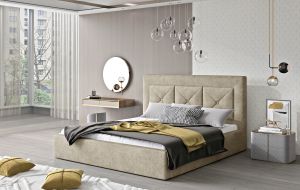 Čalouněná postel CLOE - Dora 21 - 140x200cm - Dřevo