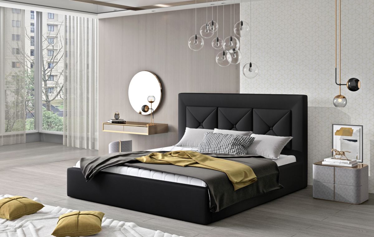 Čalouněná postel CLOE - Soft 11 - 140x200cm - Dřevo ELTAP