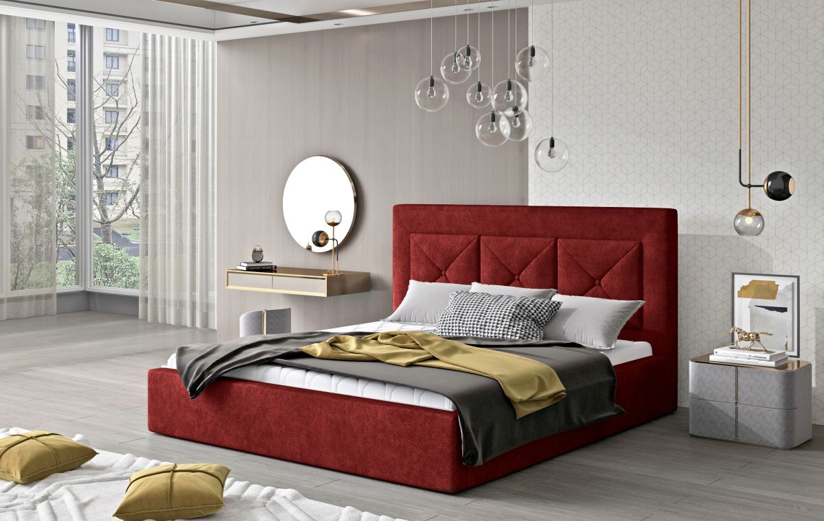 Čalouněná postel CLOE - Dora 63 - 140x200cm - Dřevo ELTAP