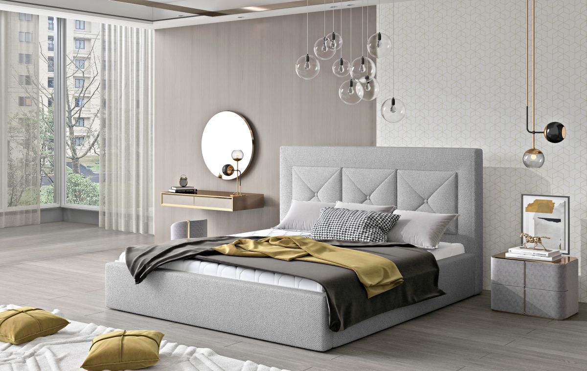 Čalouněná postel CLOE - Grande 81 - 140x200cm - Dřevo ELTAP