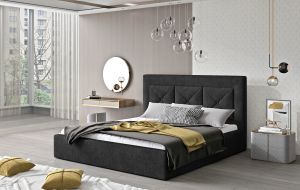 Čalouněná postel CLOE - Dora 96 - 140x200cm - Dřevo