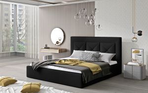 Čalouněná postel CLOE - Sawana 14 - 160x200cm - Dřevo