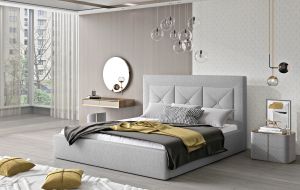 Čalouněná postel CLOE - Grande 81 - 160x200cm - Dřevo