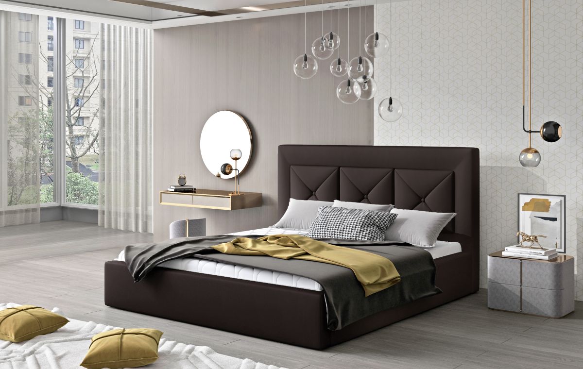 ELTAP Čalouněná postel CLOE - Soft 66 - 140x200cm - Dřevo