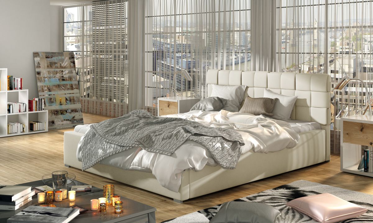 ELTAP Čalouněná postel GRAND - Soft 33 - 140x200cm - Dřevo