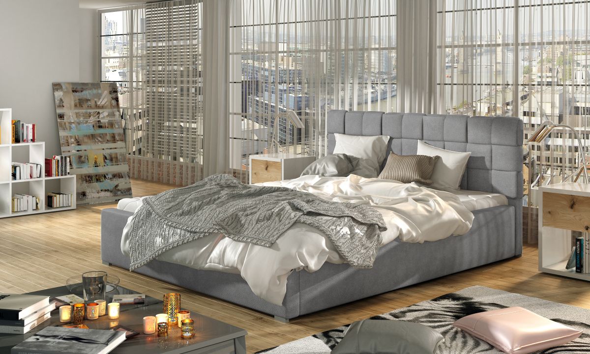 Čalouněná postel GRAND - Paros 05 - 140x200cm - Dřevo ELTAP