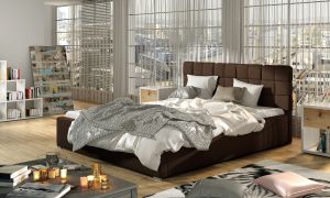 Čalouněná postel GRAND - Soft 66 - 140x200cm - Dřevo