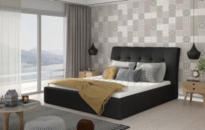 Čalouněná postel INGE - Soft 11 - 140x200cm - Dřevo