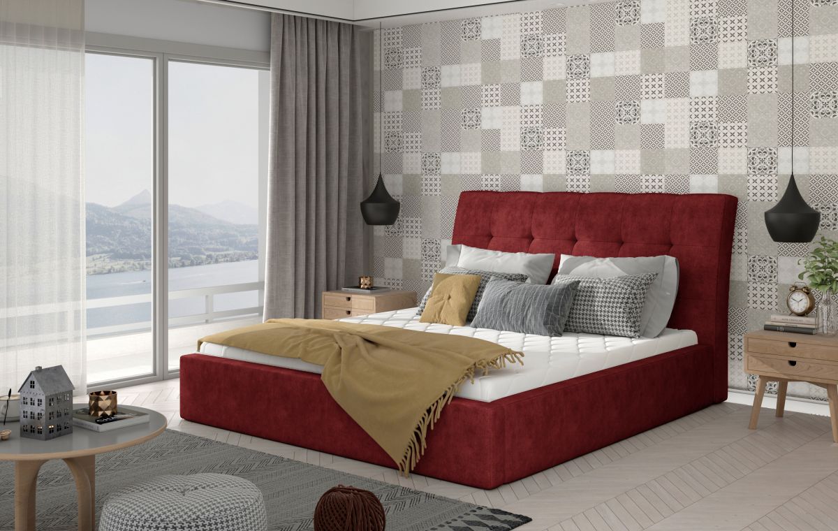 Čalouněná postel INGE - Dora 63 - 140x200cm - Kov ELTAP