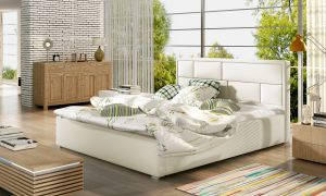 Čalouněná postel LATINA - Soft 33 - 140x200cm - Dřevo