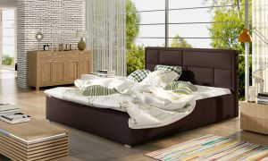 Čalouněná postel LATINA - Soft 66 - 140x200cm - Dřevo