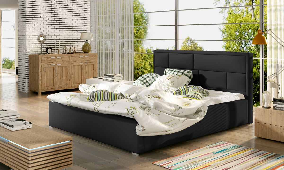 Čalouněná postel LATINA - Soft 11 - 160x200cm - Dřevo ELTAP