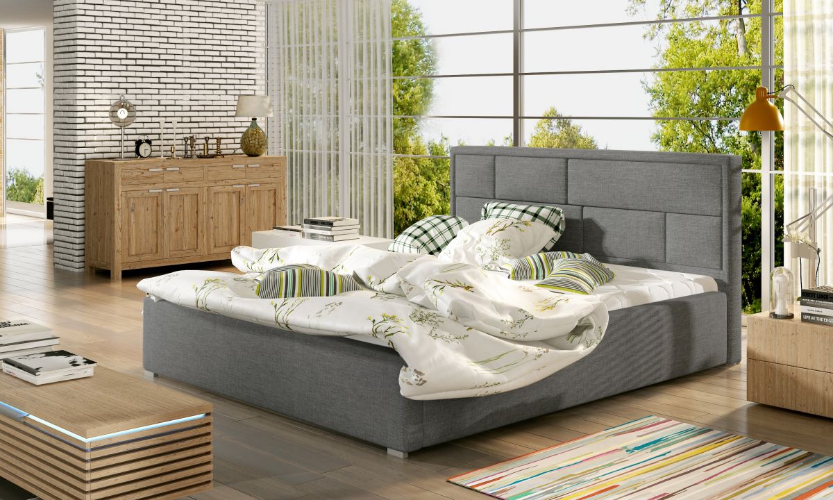 Čalouněná postel LATINA - Sawana 21 - 160x200cm - Dřevo ELTAP