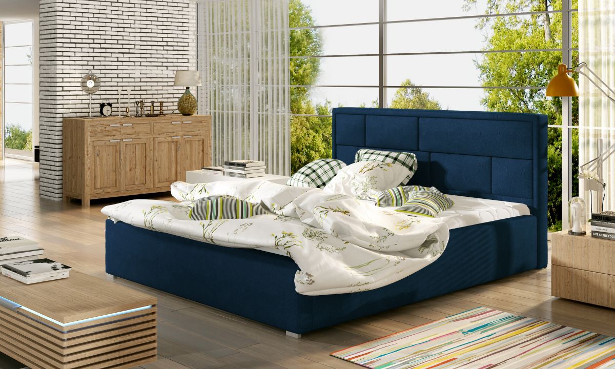 Čalouněná postel LATINA - Kronos 09 - 160x200cm - Dřevo ELTAP