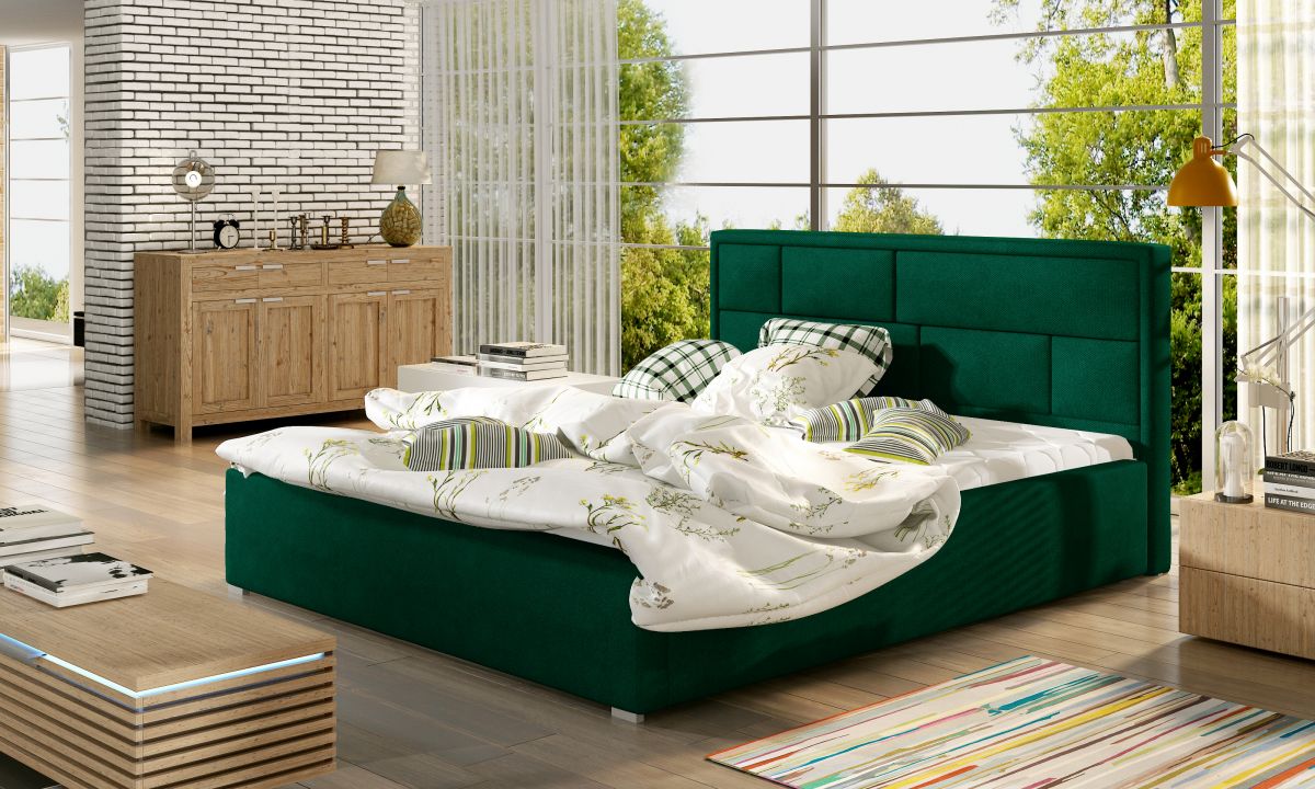 Čalouněná postel LATINA - Kronos 19 - 160x200cm - Dřevo ELTAP