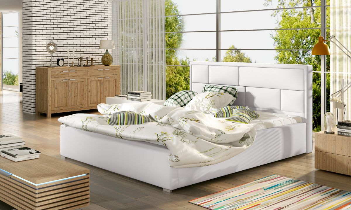Čalouněná postel LATINA - Soft 17 - 180x200cm - Dřevo ELTAP