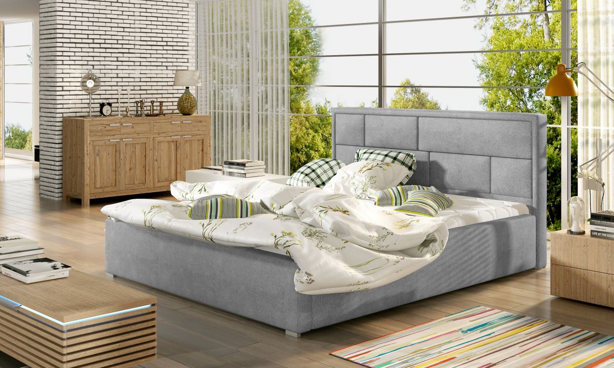 Čalouněná postel LATINA - Paros 05 - 200x200cm - Dřevo ELTAP