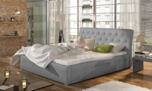 Čalouněná postel MILANO - Paros 05 - 140x200cm - Dřevo