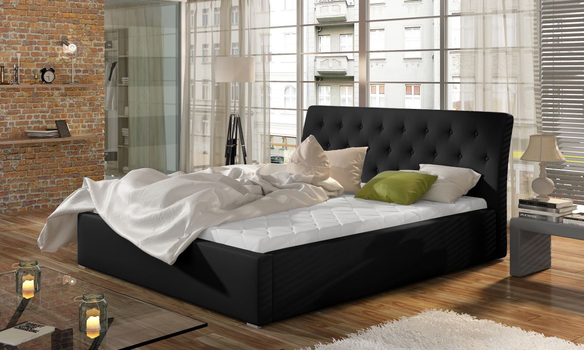 Čalouněná postel MILANO - Soft 11 - 140x200cm - Kov ELTAP