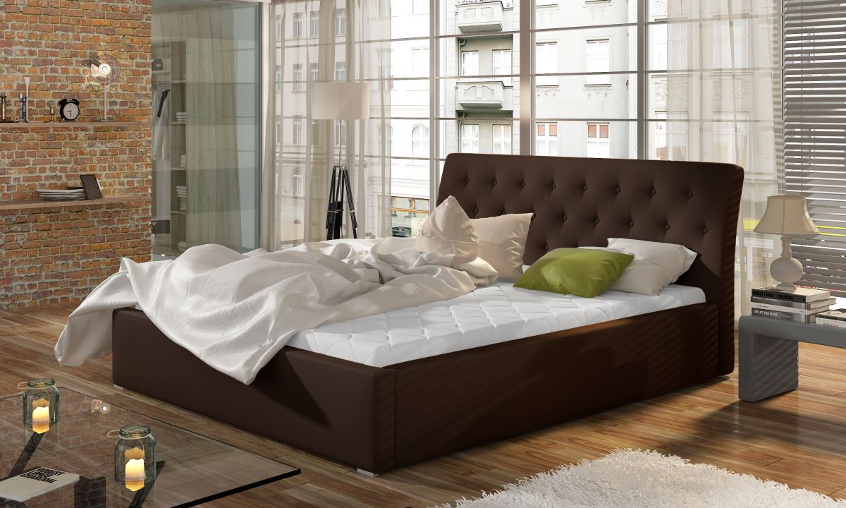 Čalouněná postel MILANO - Soft 66 - 140x200cm - Kov ELTAP