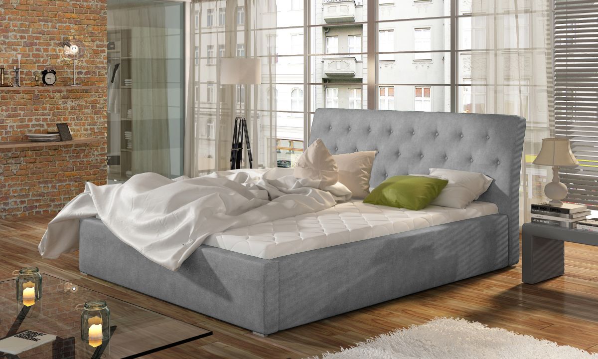 Čalouněná postel MILANO - Paros 05 - 140x200cm - Kov ELTAP