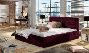 Čalouněná postel ROSANO - Matt Velvet 68 - 160x200cm - Dřevo