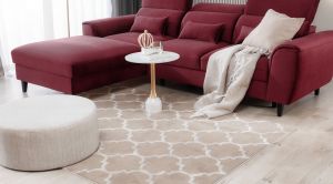 Moderní kusový koberec Elsher, Beige - 160x220cm ELTAP