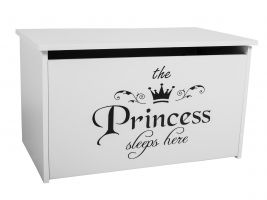 Box na hračky DARIA - Princezna nápis