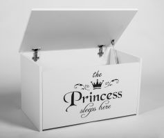 Box na hračky DARIA - Princezna nápis ADRK