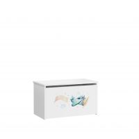 Box na hračky DARIA - Bílá - Letadlo ADRK