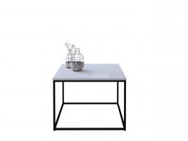 Konferenční stolek BELRET - Bílý lesk - šířka 60cm ADRK