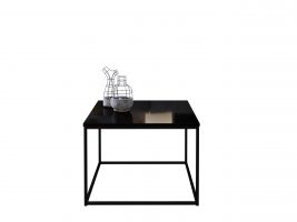 Konferenční stolek BELRET - Černý lesk - šířka 60cm ADRK