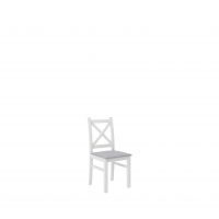 Židle CHRIS - Bílá - šířka 46cm